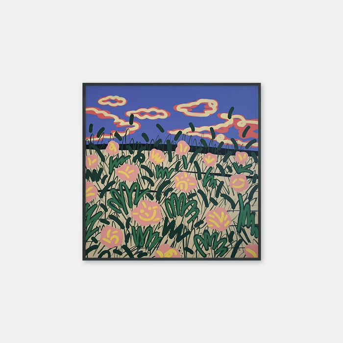 사막 위의 꽃 포스터