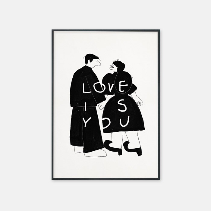 뚜누 Kim Jam(김잼) 작가 LOVE IS YOU 포스터