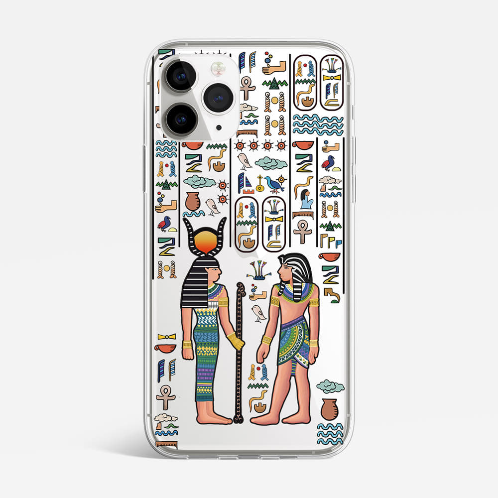 이집트 벽화 남과여 젤리 케이스