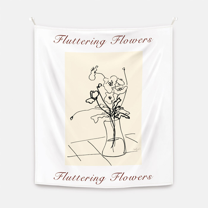 Fluttering Flowers1 패브릭 포스터 대형