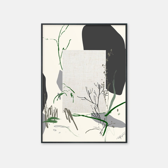 비오는 숲4 포스터