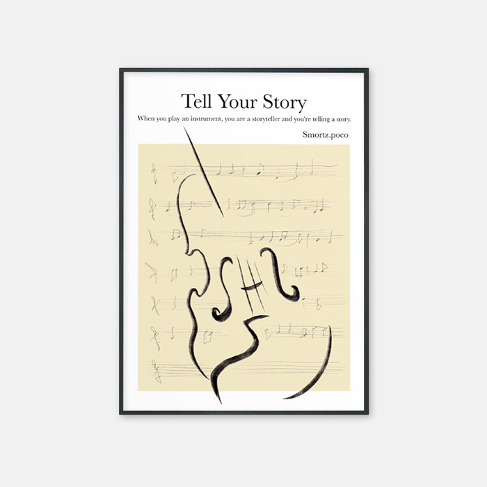 Tell your story 포스터