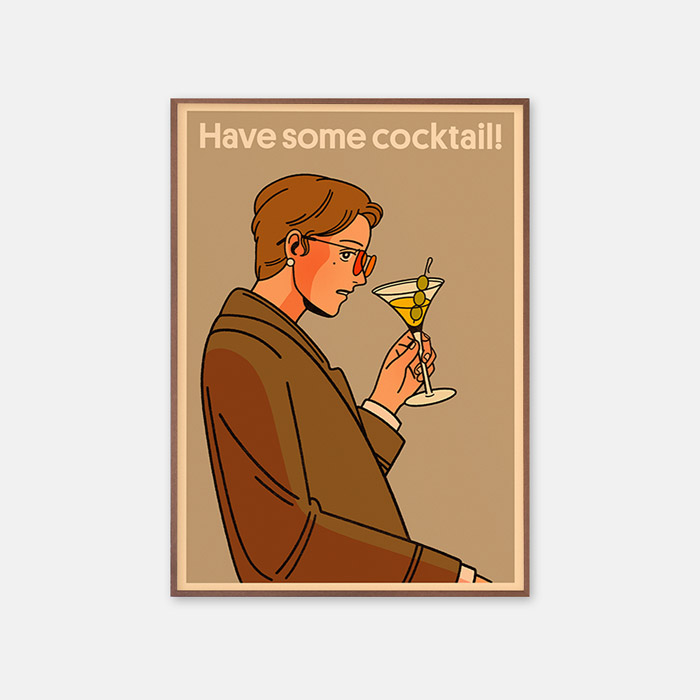 뚜누 하이퍼펜션 Hyper pension 작가 Have some cocktail 포스터