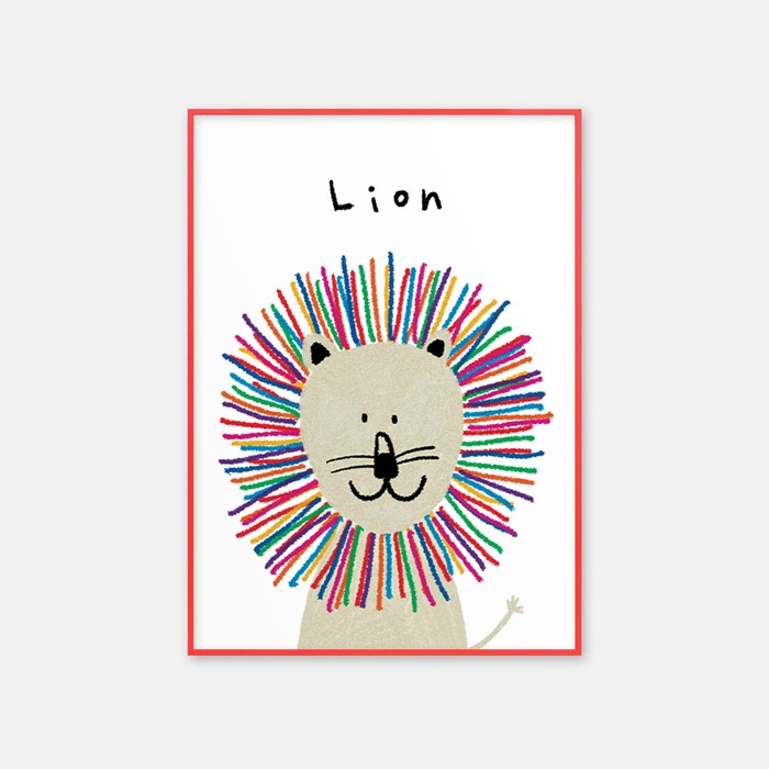 뚜누 차윤아트 작가 Little lion 포스터