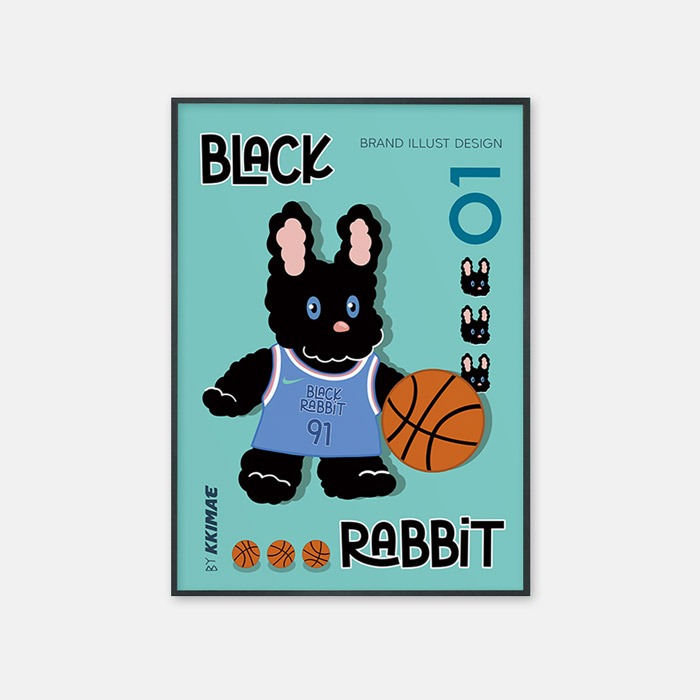 뚜누 키매 작가 흑심이 가득한 Rabbit 포스터