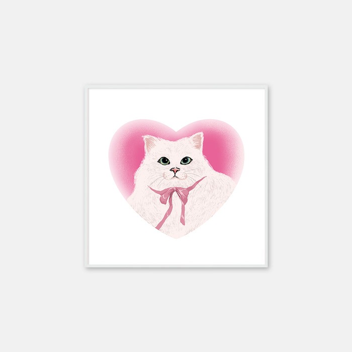 뚜누 홈브루아이디어클럽 작가 고양이와 리본 포스터